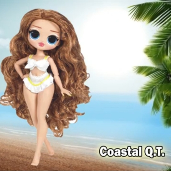 L.O.L Surprise! O.M.G. Swim Doll Coastal Q.T. White Dress 9 Inches‎ - Picture 1 of 15